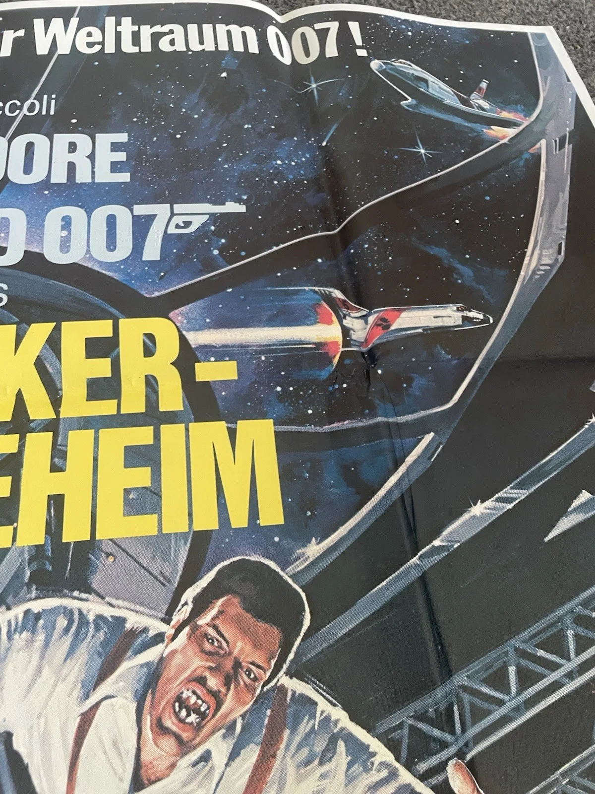 Moonraker German Original James Bond One Sheet 33/47 Inch’s Cinema Poster, image 5
