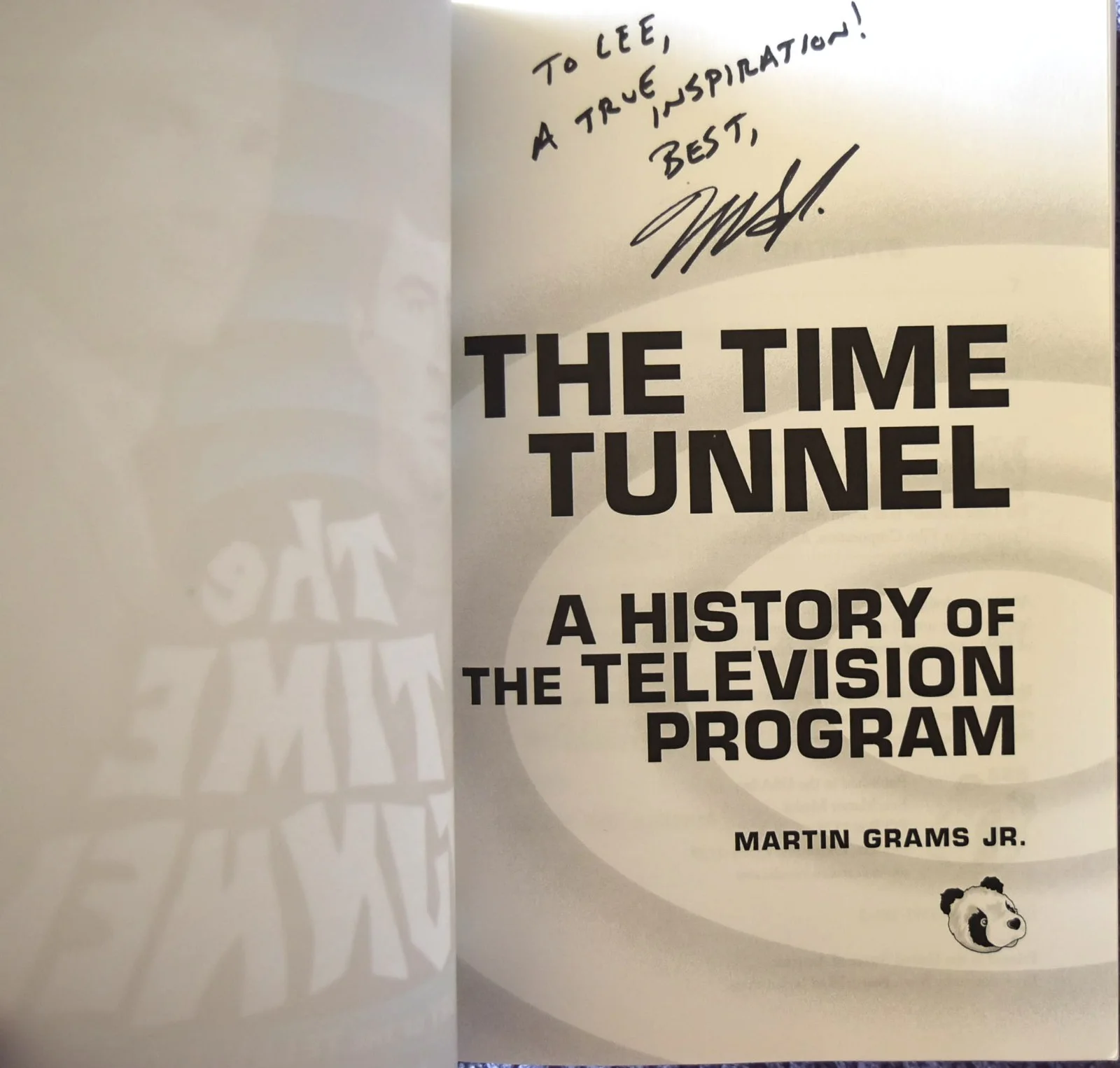 Martin Grams Jr.: The Time Tunnel Hand Signed 1st Edition Softcover, изображение 3