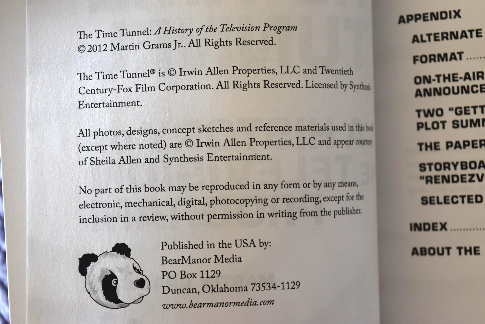 Martin Grams Jr.: The Time Tunnel Hand Signed 1st Edition Softcover, изображение 4