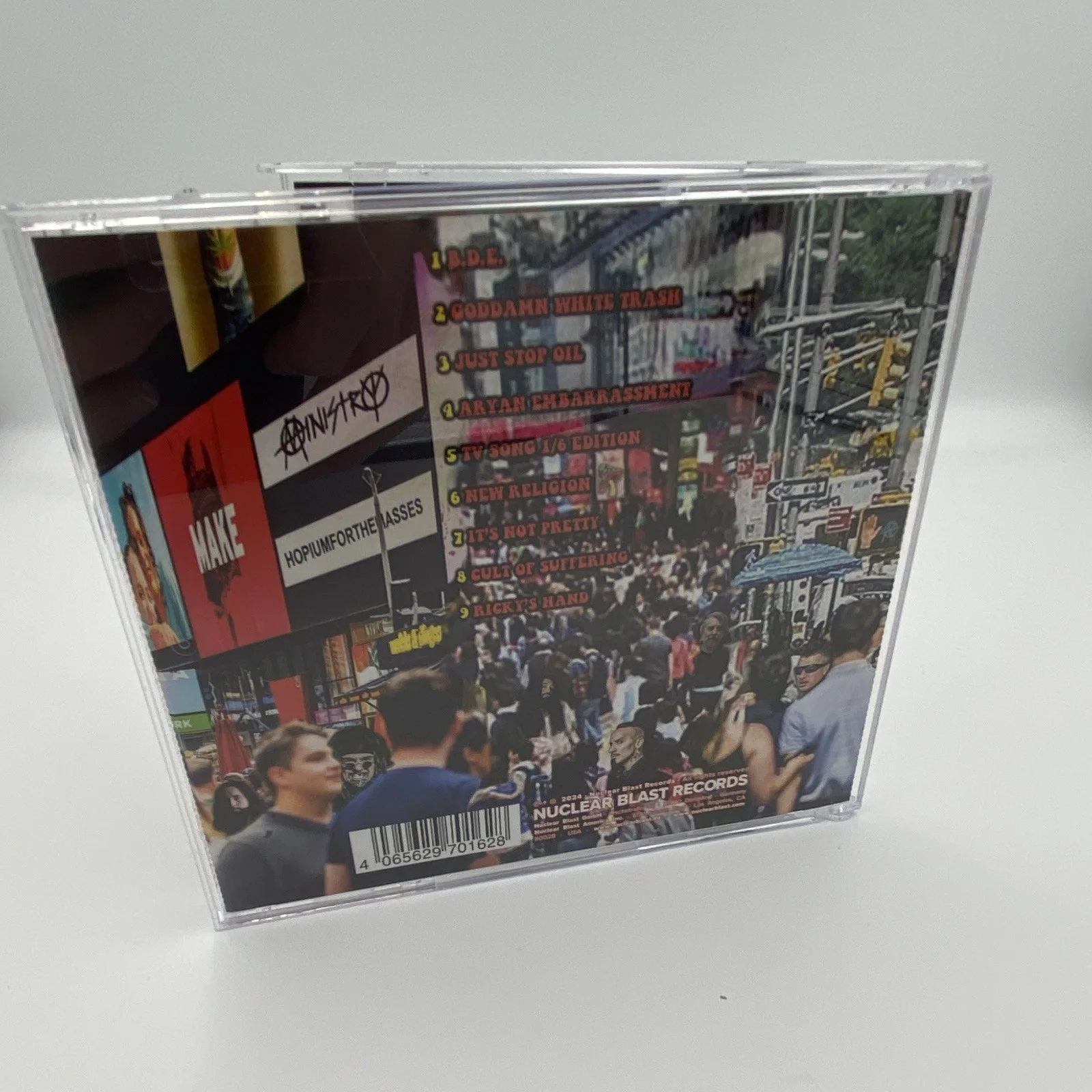 Hopiumforthemasses Ministry Music CD Jewel Case w/ CD & Booklet, image 3