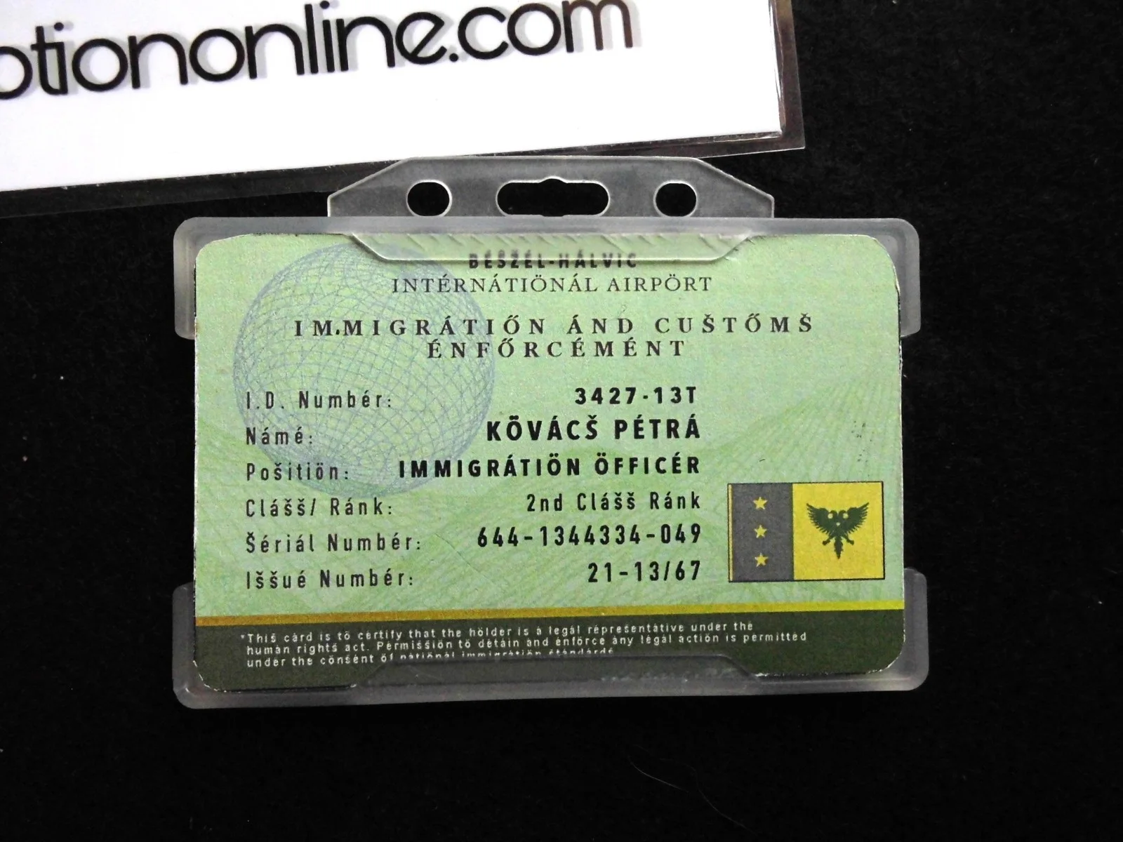 Prop ID for 'The City and the City' TV Crime Drama (2018) +COA Television Series, изображение 2