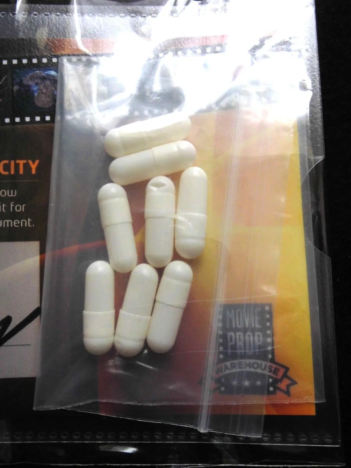 Prop Cyanide Pills As Used in 'Designated Survivor' TV Drama (2016-19) + COA, изображение 2