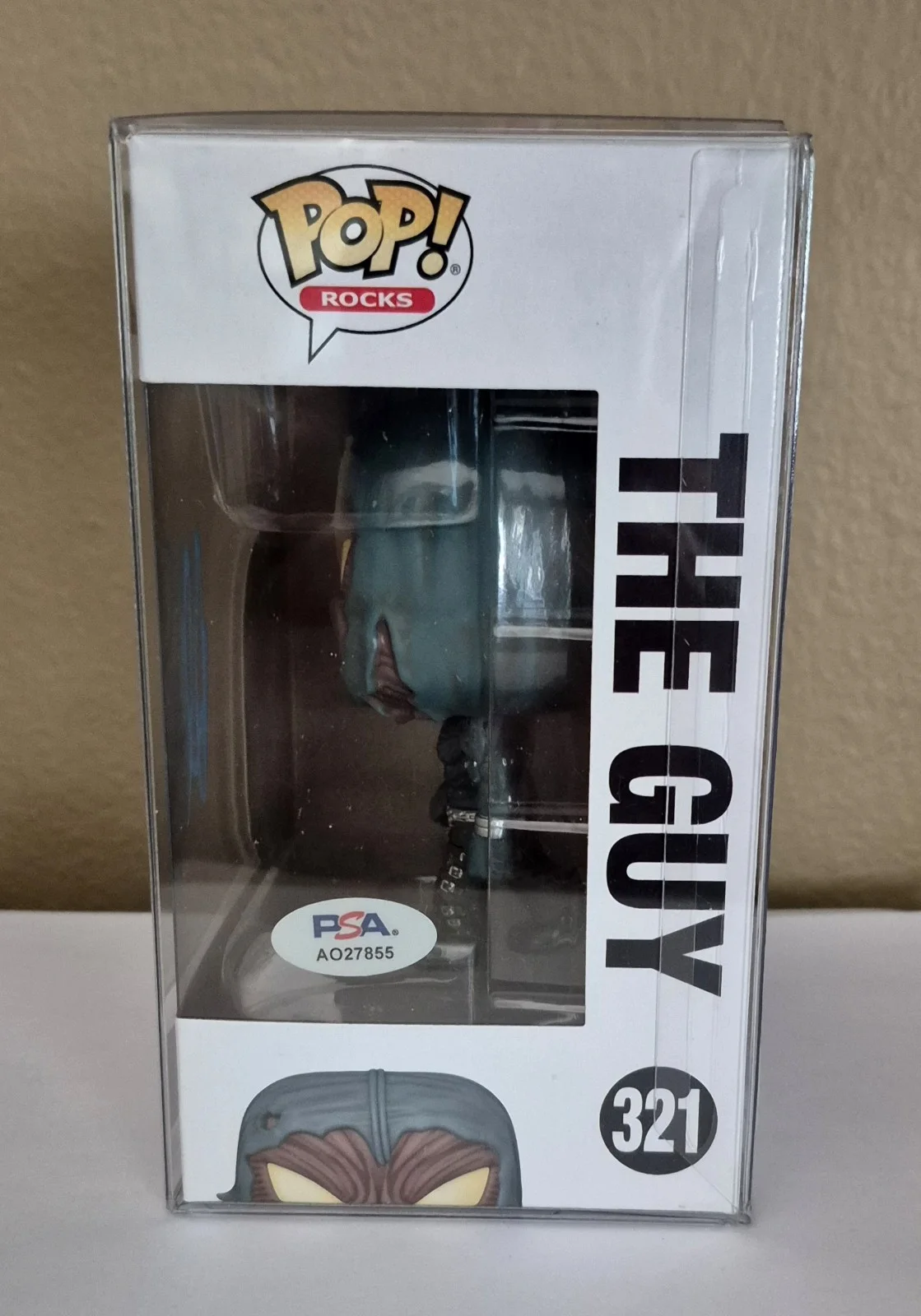 David Draiman signed Disturbed The Guy Funko Pop! 321 vocalist autographed PSA, изображение 2