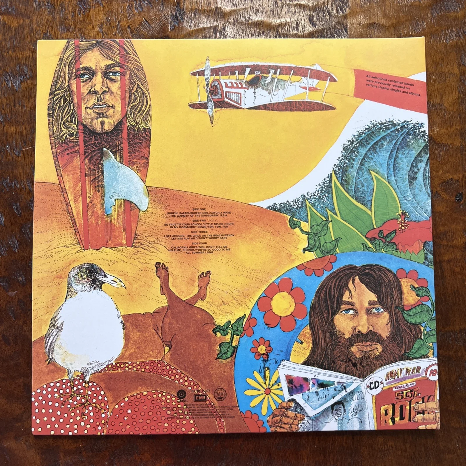 Mike Love Signed Endless Summer Vinyl Album JSA Coa Autographed The Beach Boys, image 4