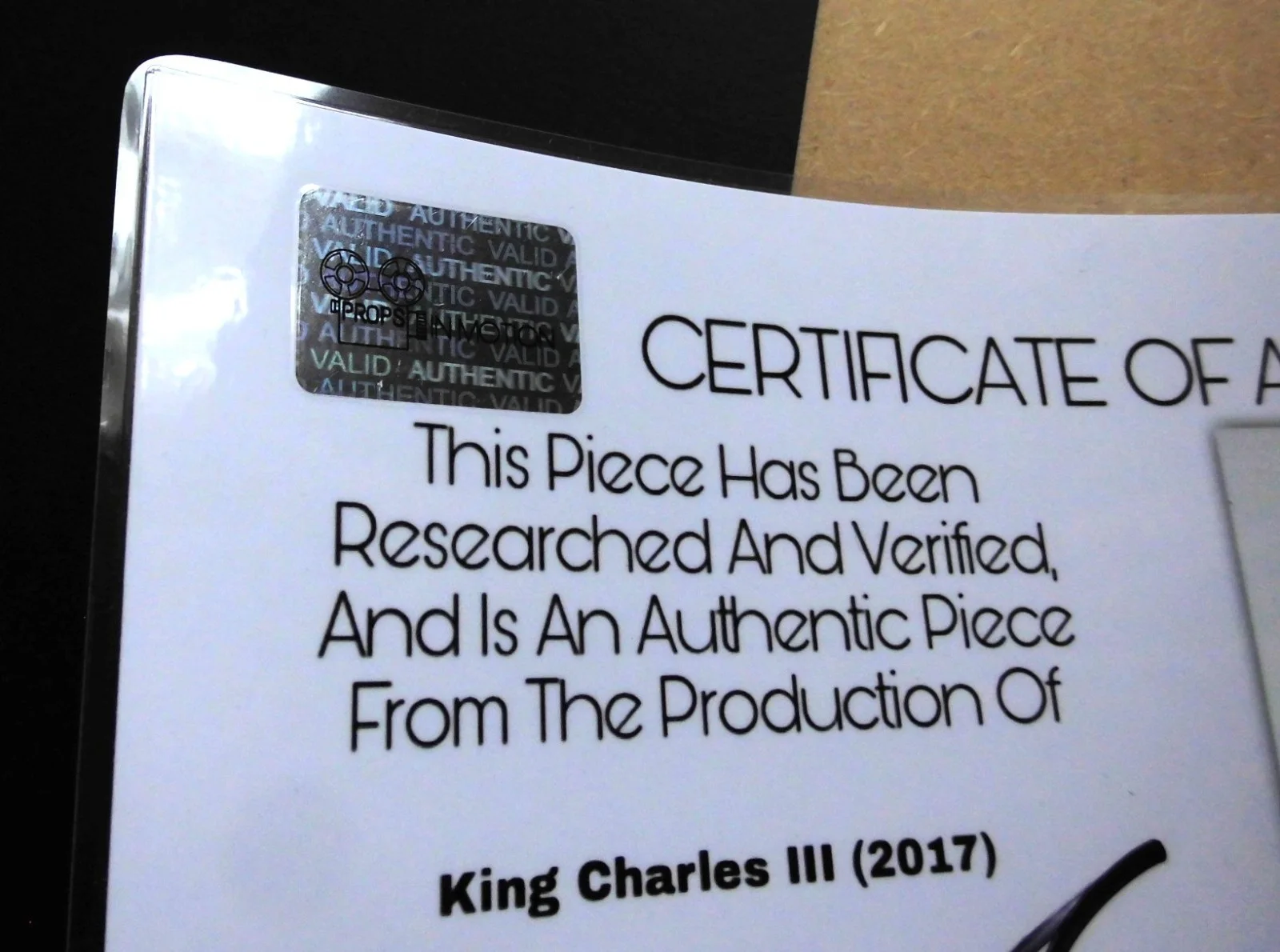 Movie Music Booklet Prop for King Charles III (2017) inc COA - Tim Piggott Smith, изображение 3