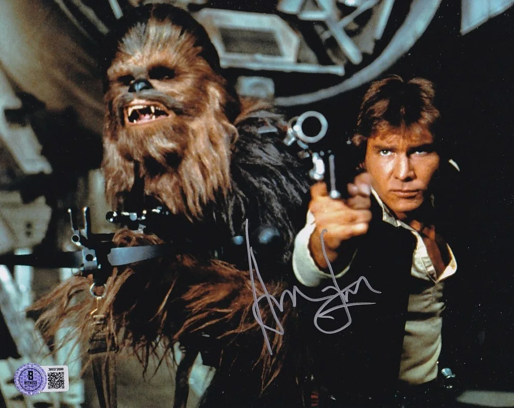Harrison Ford — HARRISON FORD SIGNED AUTOGRAPH 8 X 10 PHOTO STAR WARS HAN SOLO BECKETT