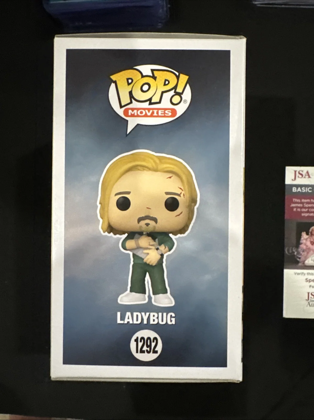 Brad Pitt — BRAD PITT SIGNED FUNKO POP LADYBUG BULLET TRAIN AUTO JSA COA, изображение 4