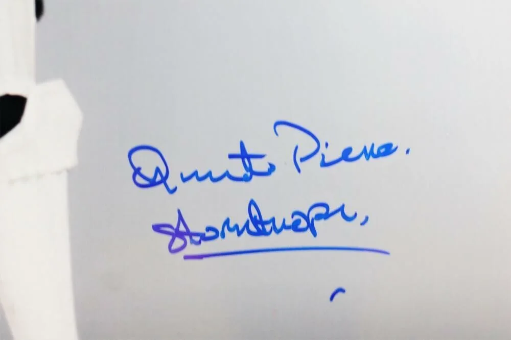 Quentin Pierre — Quentin Pierre Autographed Full Body 16x20 Photo w/Stormtrooper - JSA Auth *Blue, изображение 2