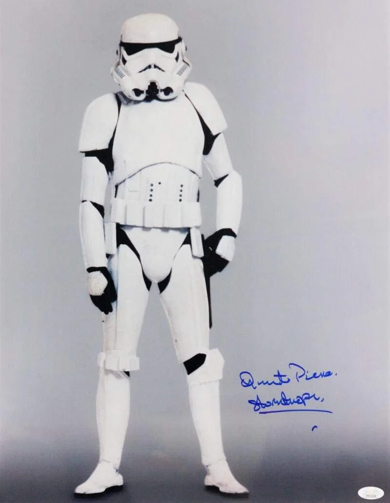 Quentin Pierre — Quentin Pierre Autographed Full Body 16x20 Photo w/Stormtrooper - JSA Auth *Blue, изображение 4