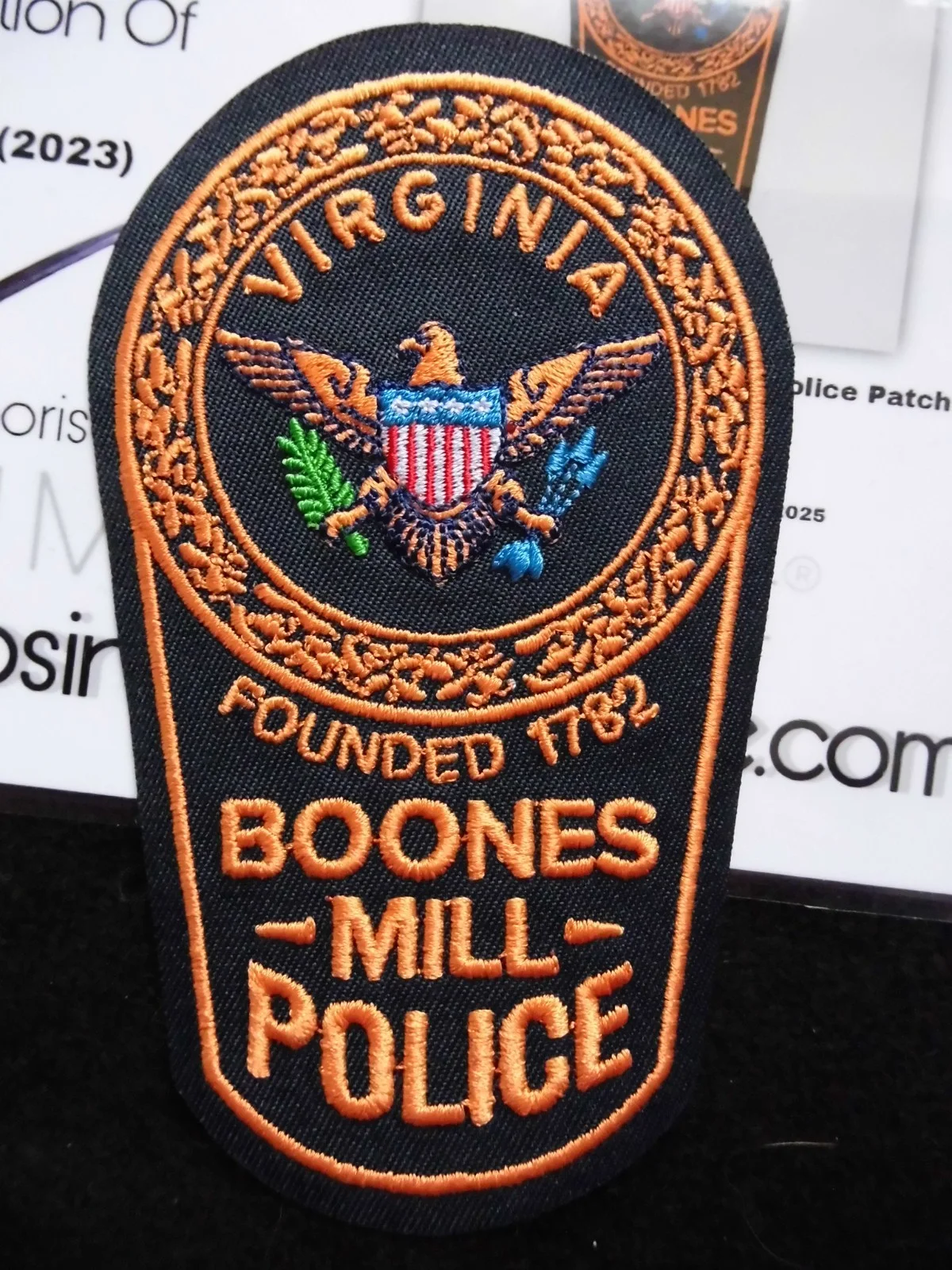 Prop Police Badge as used in 'The Changeling' TV Horror Fantasy (2023) + COA, изображение 3