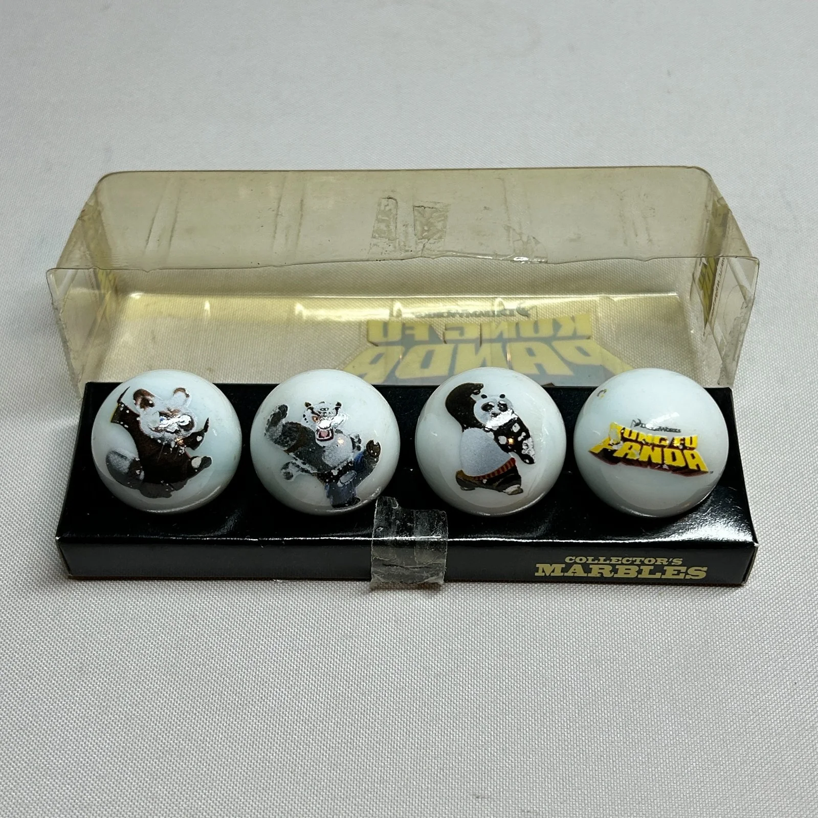 DreamWorks Kung Fu Panda Collector's Marbles Set of Four 2008 Film Memorabilia, изображение 2