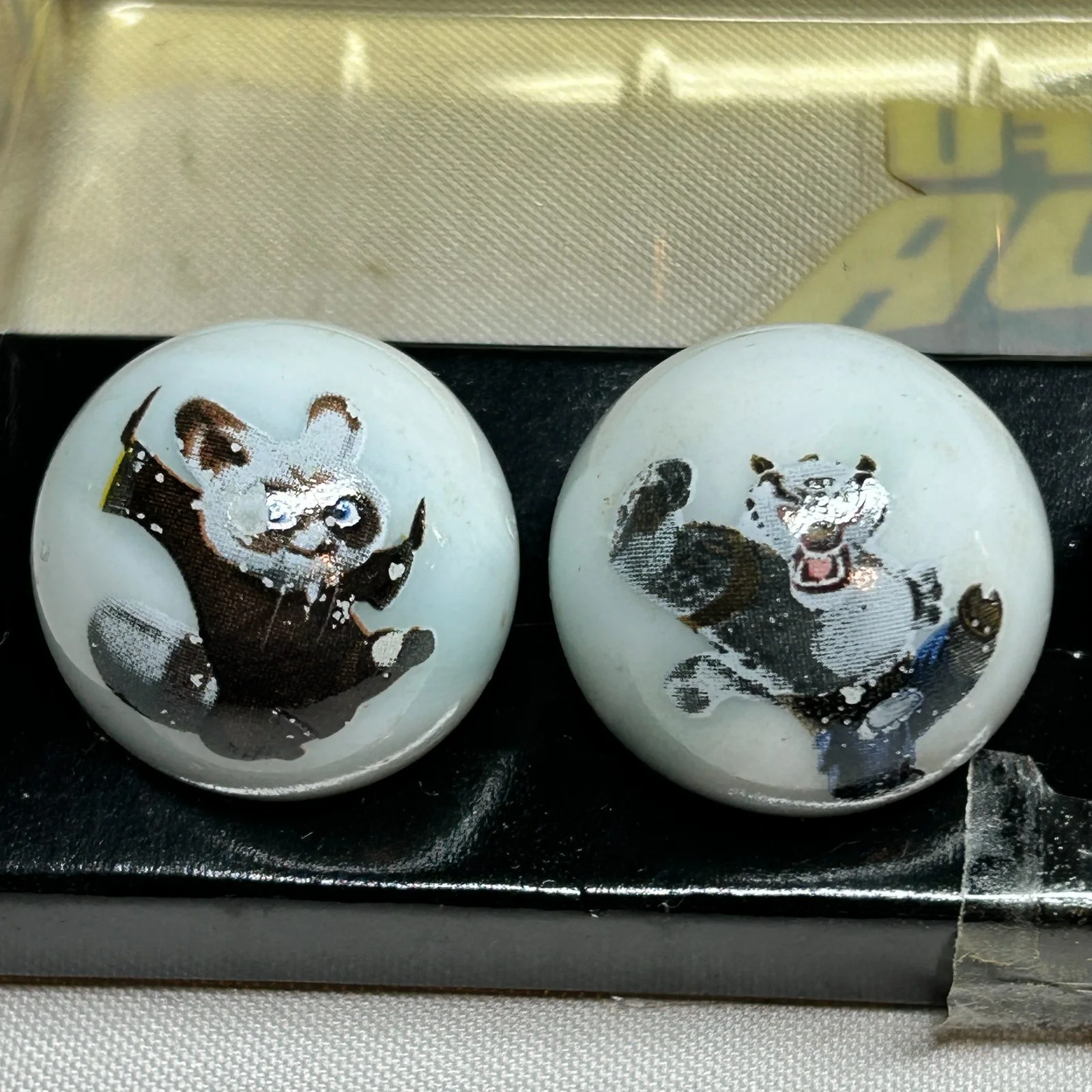DreamWorks Kung Fu Panda Collector's Marbles Set of Four 2008 Film Memorabilia, изображение 3