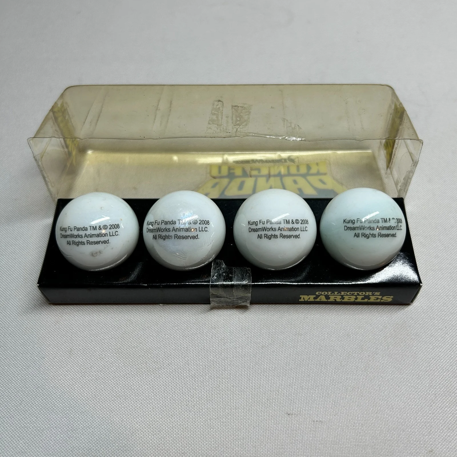 DreamWorks Kung Fu Panda Collector's Marbles Set of Four 2008 Film Memorabilia, изображение 5
