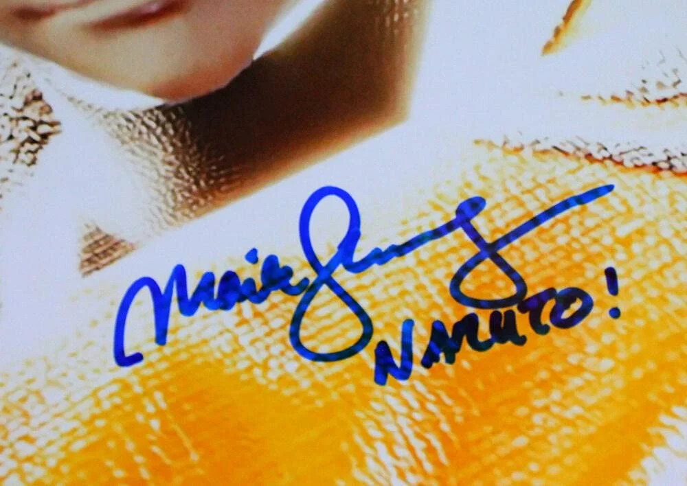 Maile Flanagan — Maile Flanagan Signed Naruto 16x20 w/ "Naruto!"-Beckett W Hologram *Blue, изображение 5