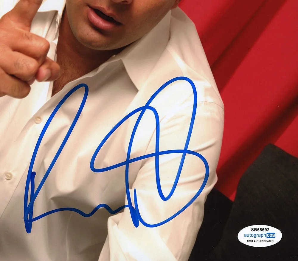Russell Peters — Russell Peters signed Auto 8x10 Photo b COMEDIAN Somebody Going Get Hurt ACOA, image 4