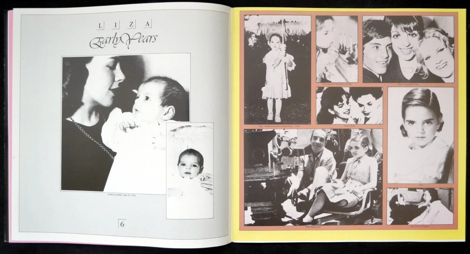 LIZA MINNELLI BY MYSELF 1983 Joe Eula UK CONCERT BROCHURE, image 3