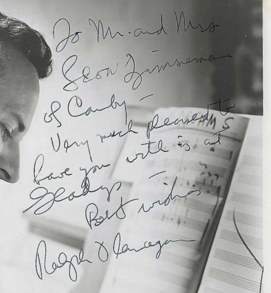 RALPH FLANAGAN — RALPH FLANAGAN HAND SIGNED PHOTO BIG BANDLEADER-PIANIST-ARRANGER-COMPOSER 10x8, image 3