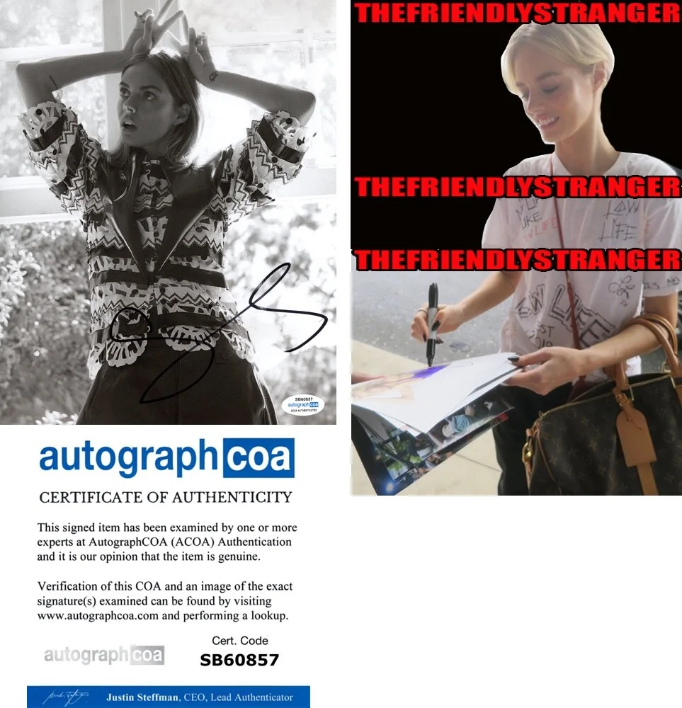SAMARA WEAVING — Samara Weaving signed 8x10 Photo PROOF d SEXY Hot SCREAM Ready Or Not ACOA COA