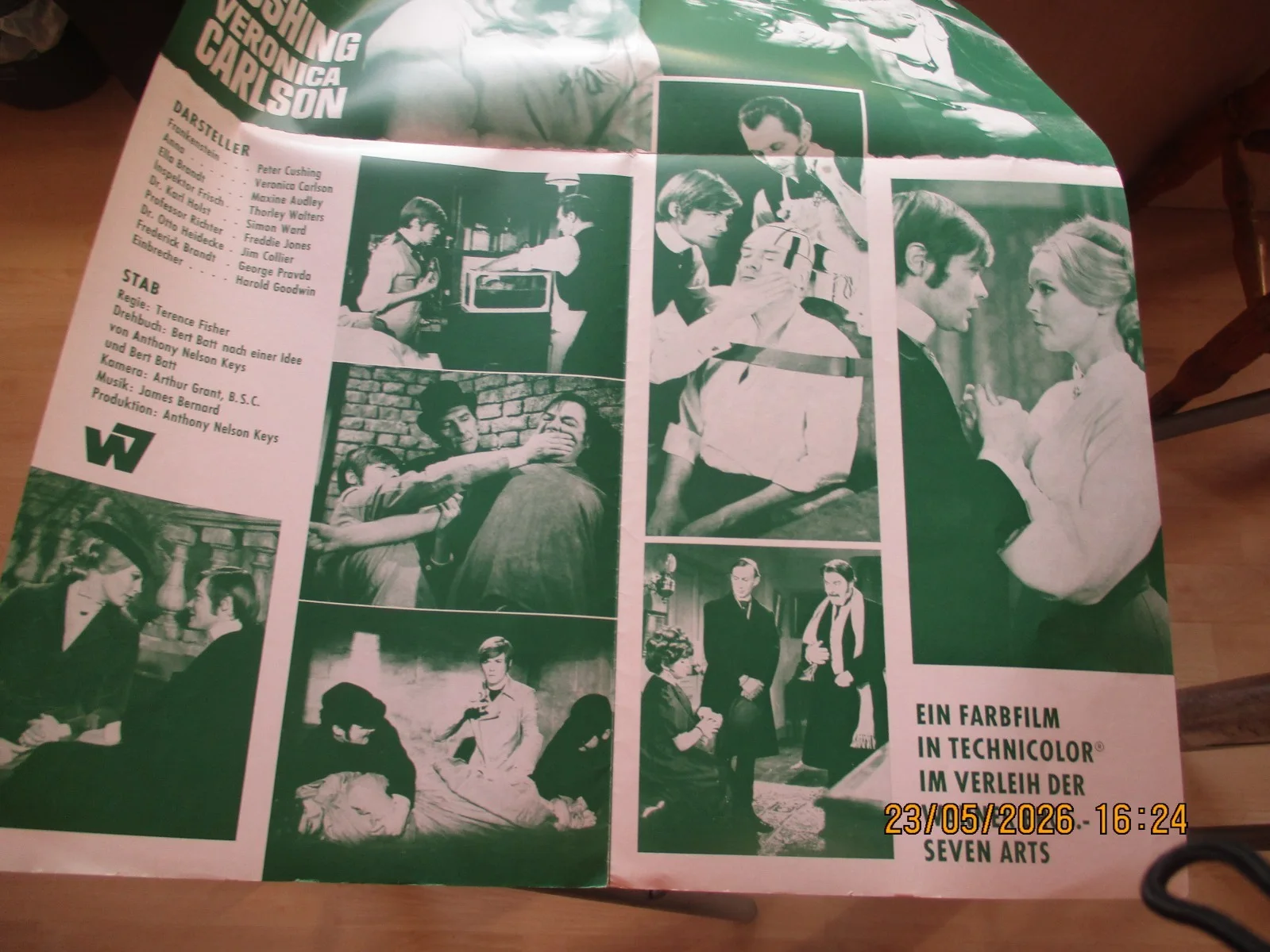 Hammer Horror Frankenstein Must be Destroyed - Press and Ads Pack, German, image 4