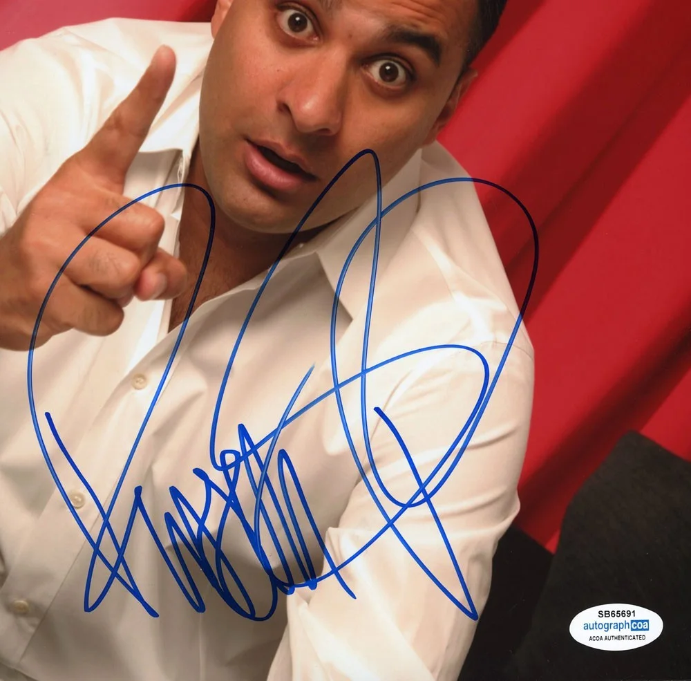 Russell Peters — Russell Peters signed Autographed 8x10 Photo d COMEDIAN Full Signature ACOA COA, image 4