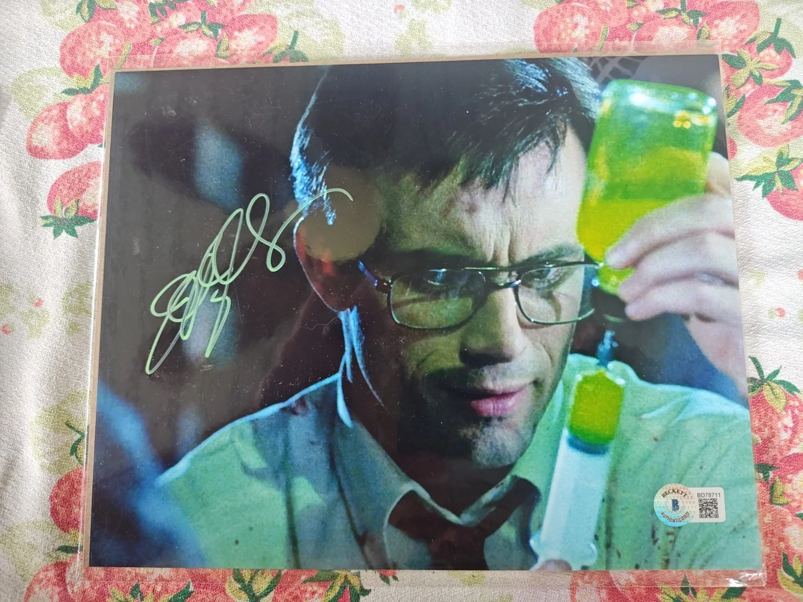 Jeffrey Combs — JEFFREY COMBS signed autographed 8x10 " RE-ANIMATOR" Bam Box HORROR Bas
