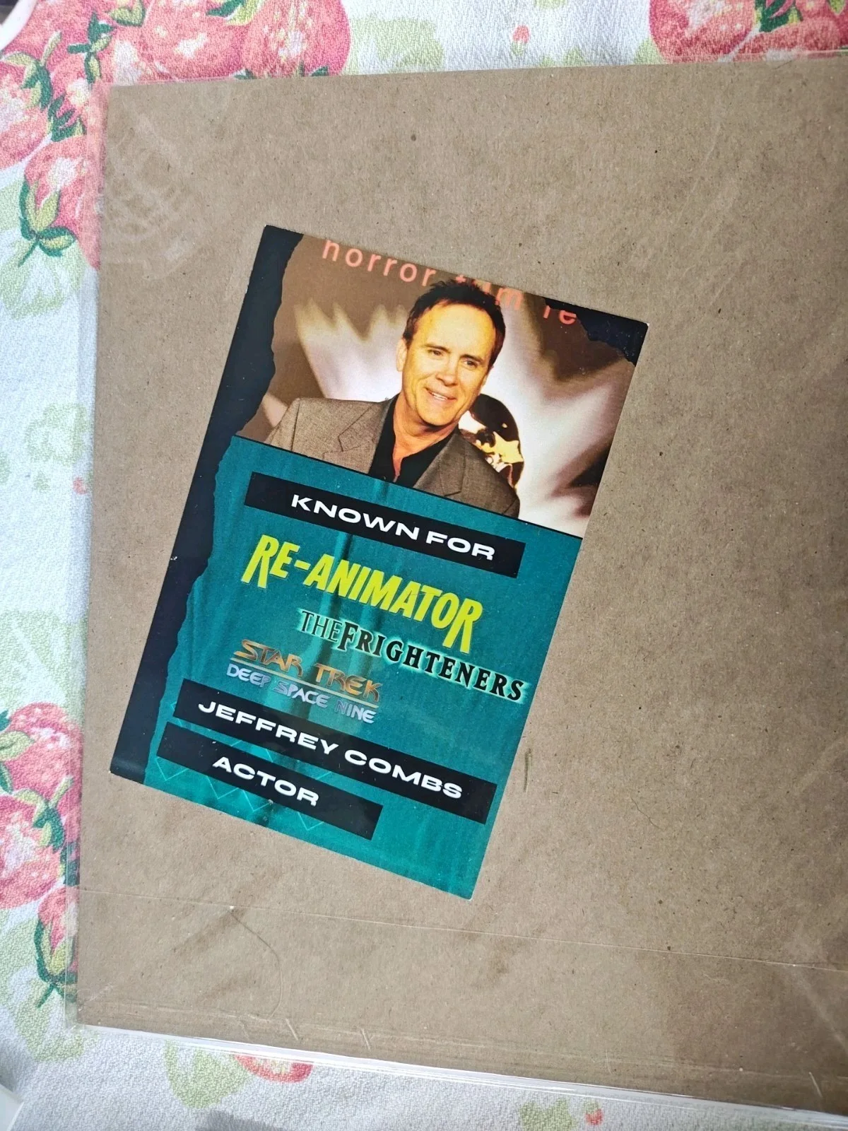 Jeffrey Combs — JEFFREY COMBS signed autographed 8x10 " RE-ANIMATOR" Bam Box HORROR Bas, image 2