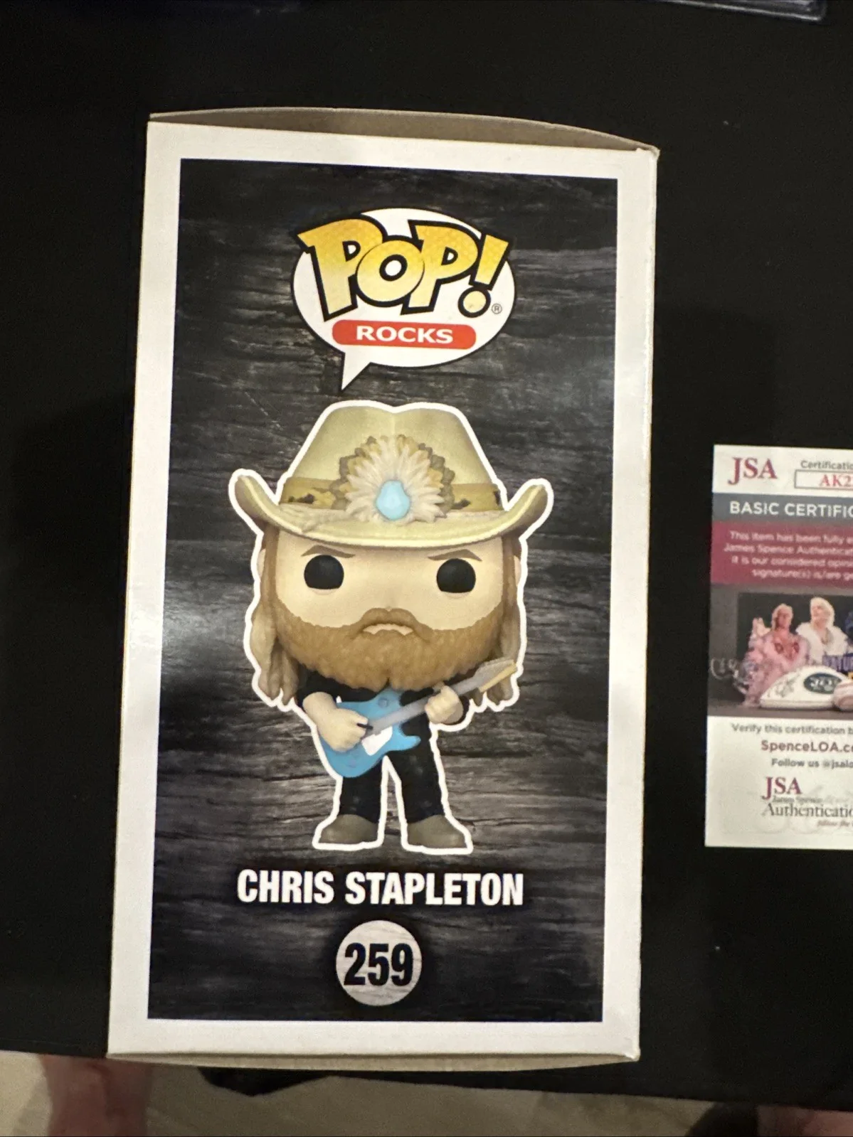 Chris Stapleton Signed Autograph 259 Funko Pop JSA COA Country Traveller, изображение 5