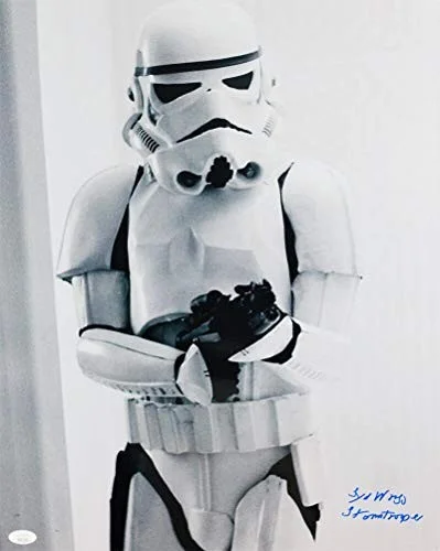 Syd Wragg — Syd Wragg Autographed Movie Still 16x20 Photo w/ Stormtrooper - JSA Auth *Blue, изображение 3