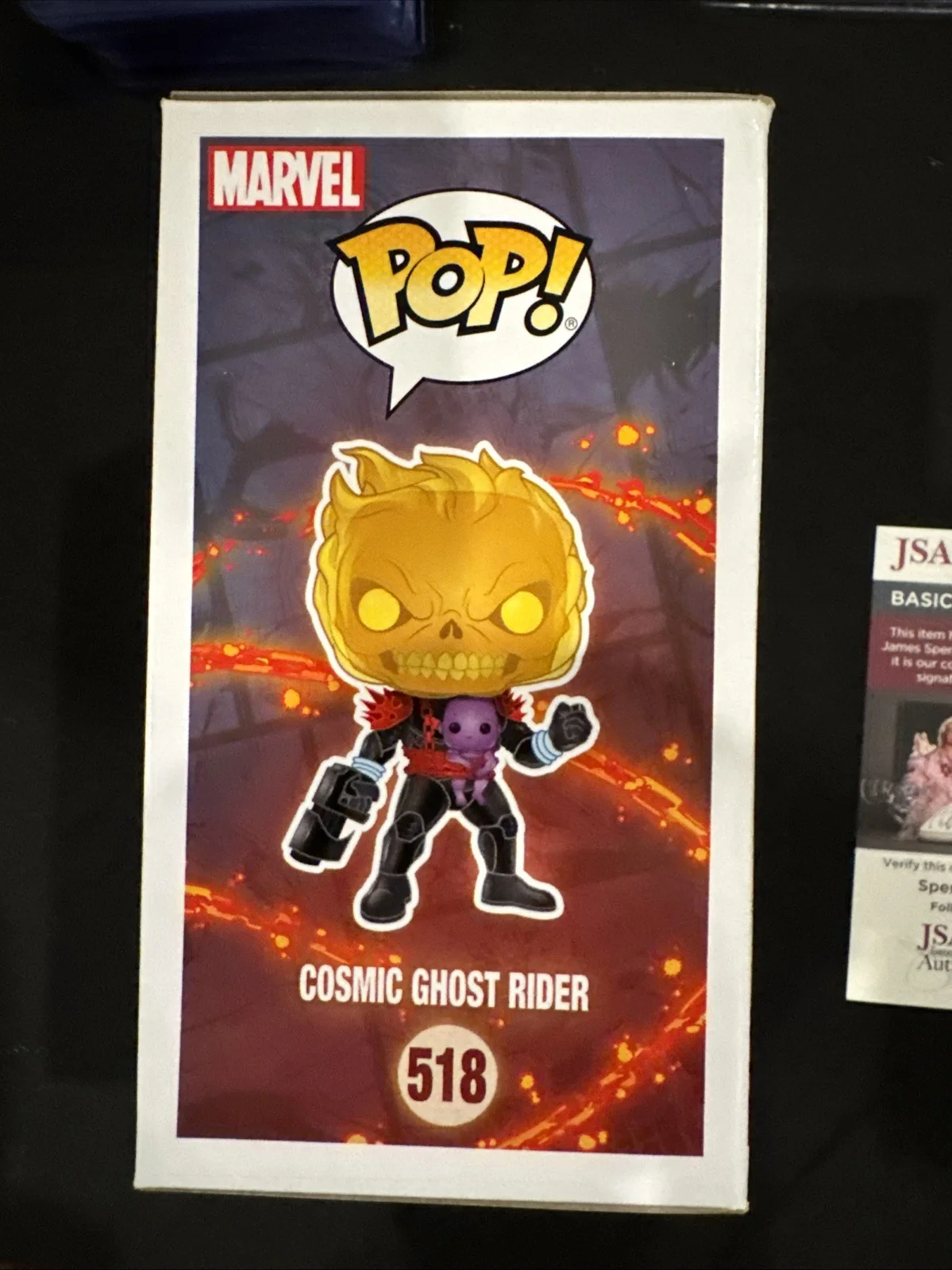 Nicolas Cage — Nicholas Cage Signed Limited Edition Funko#518(Ghost Rider)-Celebrity JSA COA, изображение 4