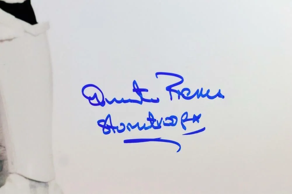 Quentin Pierre — Quentin Pierre Autographed Full Body 16x20 Photo w/ Insc - JSA Auth *Blue, изображение 2