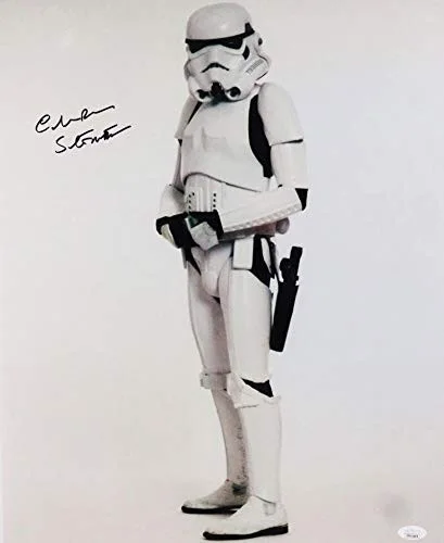 Chris Bunn — Chris Bunn Signed Sideways Full Body 16x20 Photo w/Stormtrooper- JSA Auth *Black, изображение 3