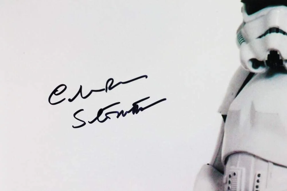 Chris Bunn — Chris Bunn Signed Sideways Full Body 16x20 Photo w/Stormtrooper- JSA Auth *Black, изображение 4