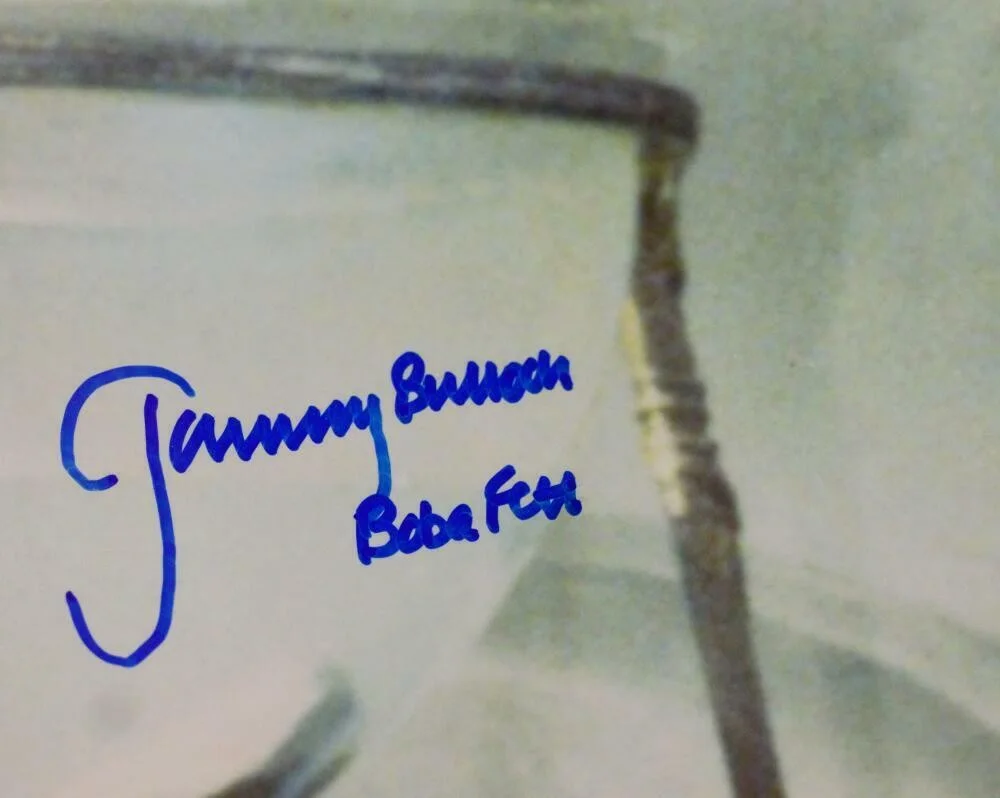 Jeremy Bulloch — Jeremy Bulloch Signed Boba Fett 16x20 In Cantina Photo - JSA Auth *Blue, изображение 2