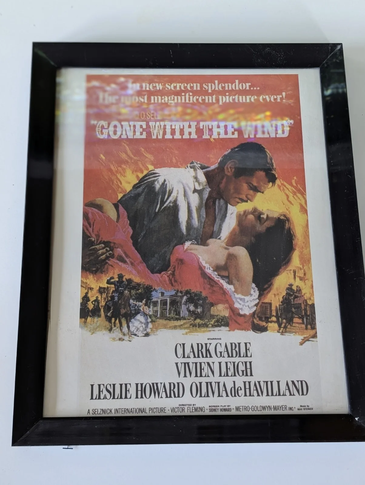 Framed Gone With The Wind 1939 Vintage Movie Poster Print, изображение 4