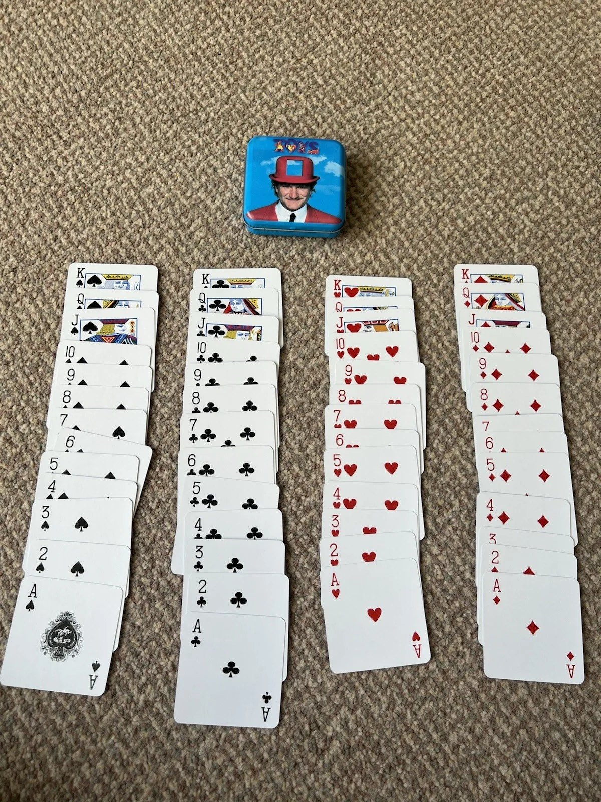 Toys Film Movie Playing Cards In Collectors Tin Robin Williams 2005, изображение 5