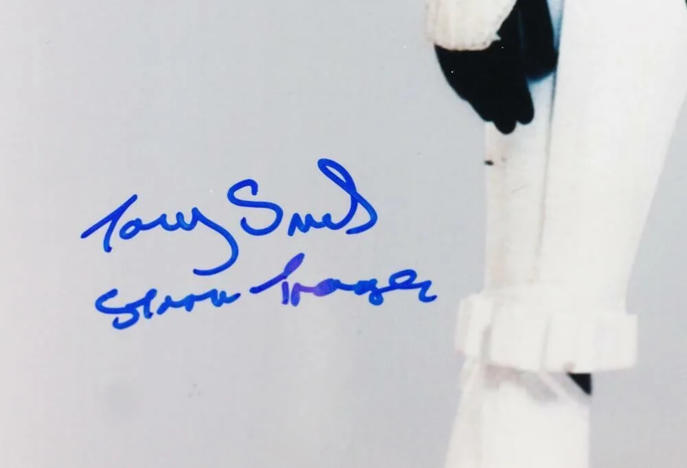 Tony Smart — Tony Smart Autographed Full Body 16x20 Photo w/ Stormtrooper - JSA Auth *Blue, image 2