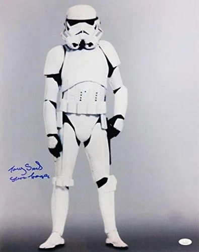 Tony Smart — Tony Smart Autographed Full Body 16x20 Photo w/ Stormtrooper - JSA Auth *Blue, image 3
