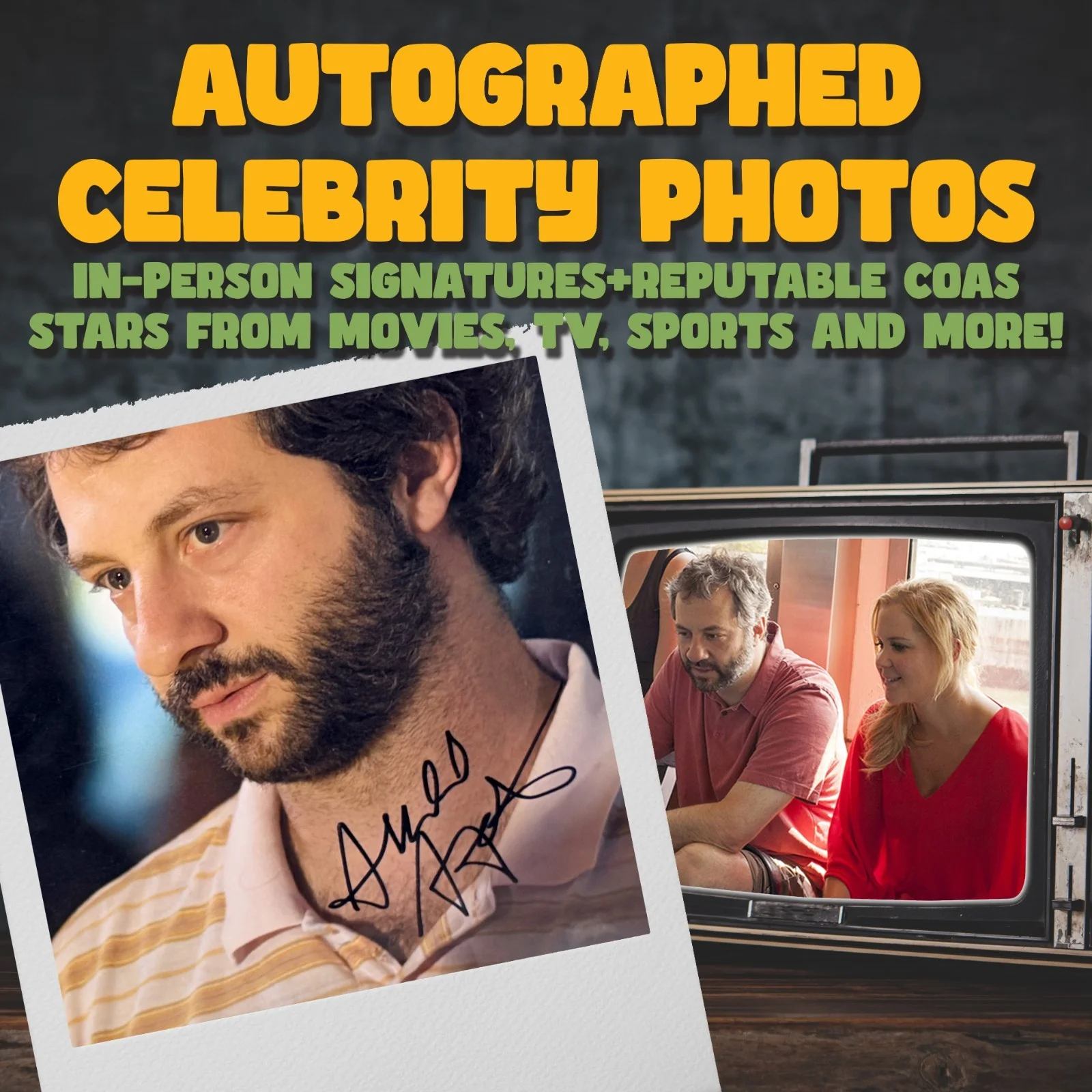 Judd Apatow — Judd Apatow Signed Autographed Auto 8x10 Photo COA Anchorman Superbad Sandler