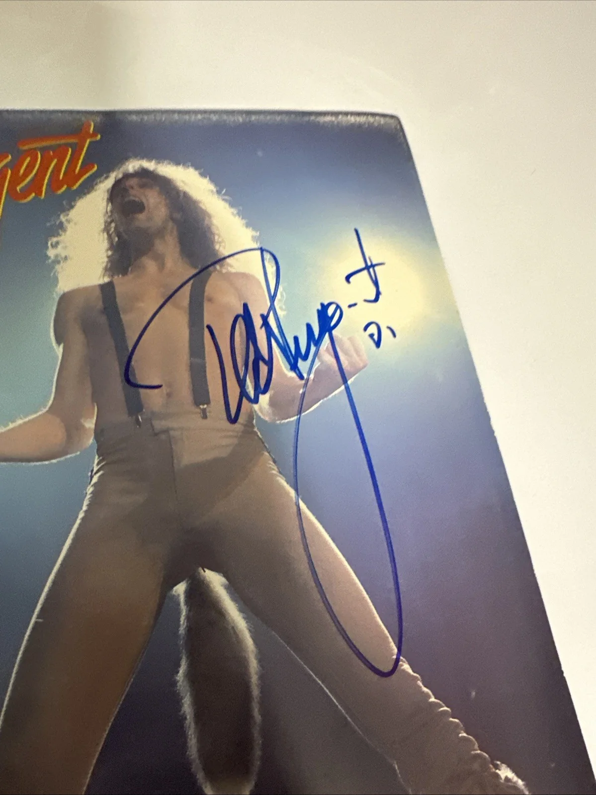 Ted Nugent Autograph Program Signed with House Blues Ticket 2006 ￼, image 3