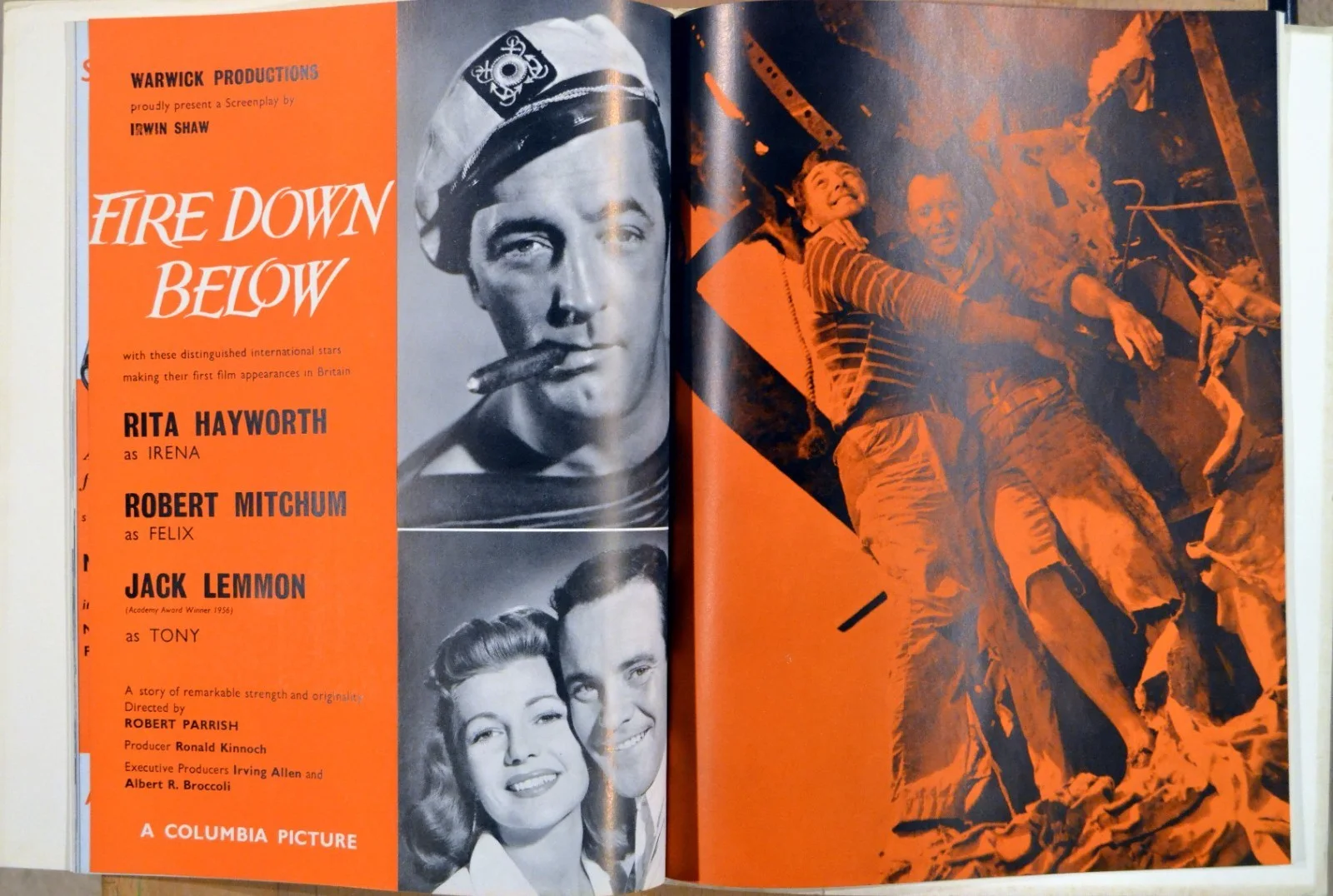 WARWICK PRODUCTIONS 1957 ZARAK - FIRE DOWN BELOW CINEMA SUPPLEMENT, изображение 3