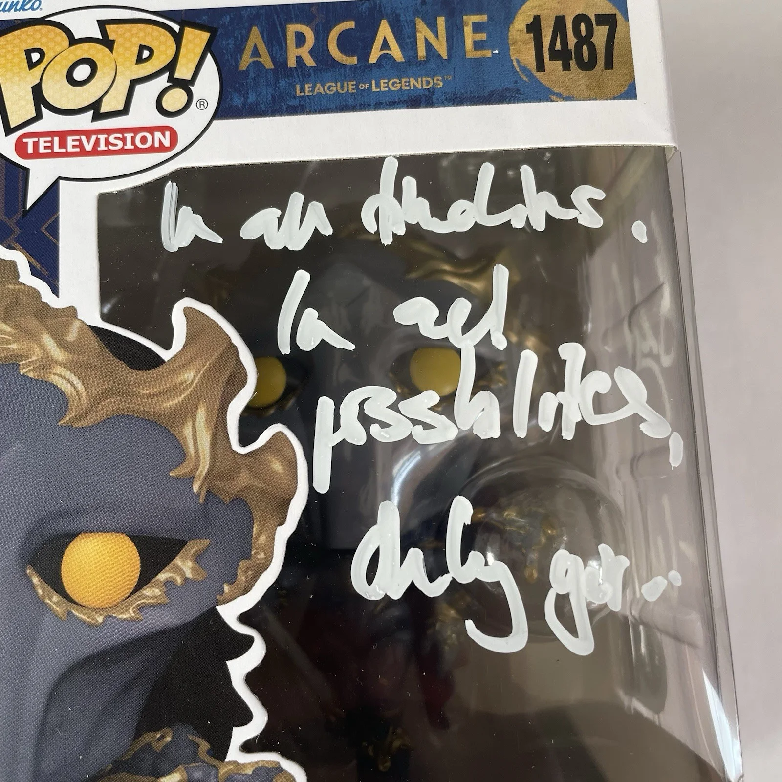 Harry Lloyd — HARRY LLOYD SIGNED FUNKO POP ARCANE VIKTOR AUTOGRAPHED SWAU COA, image 2