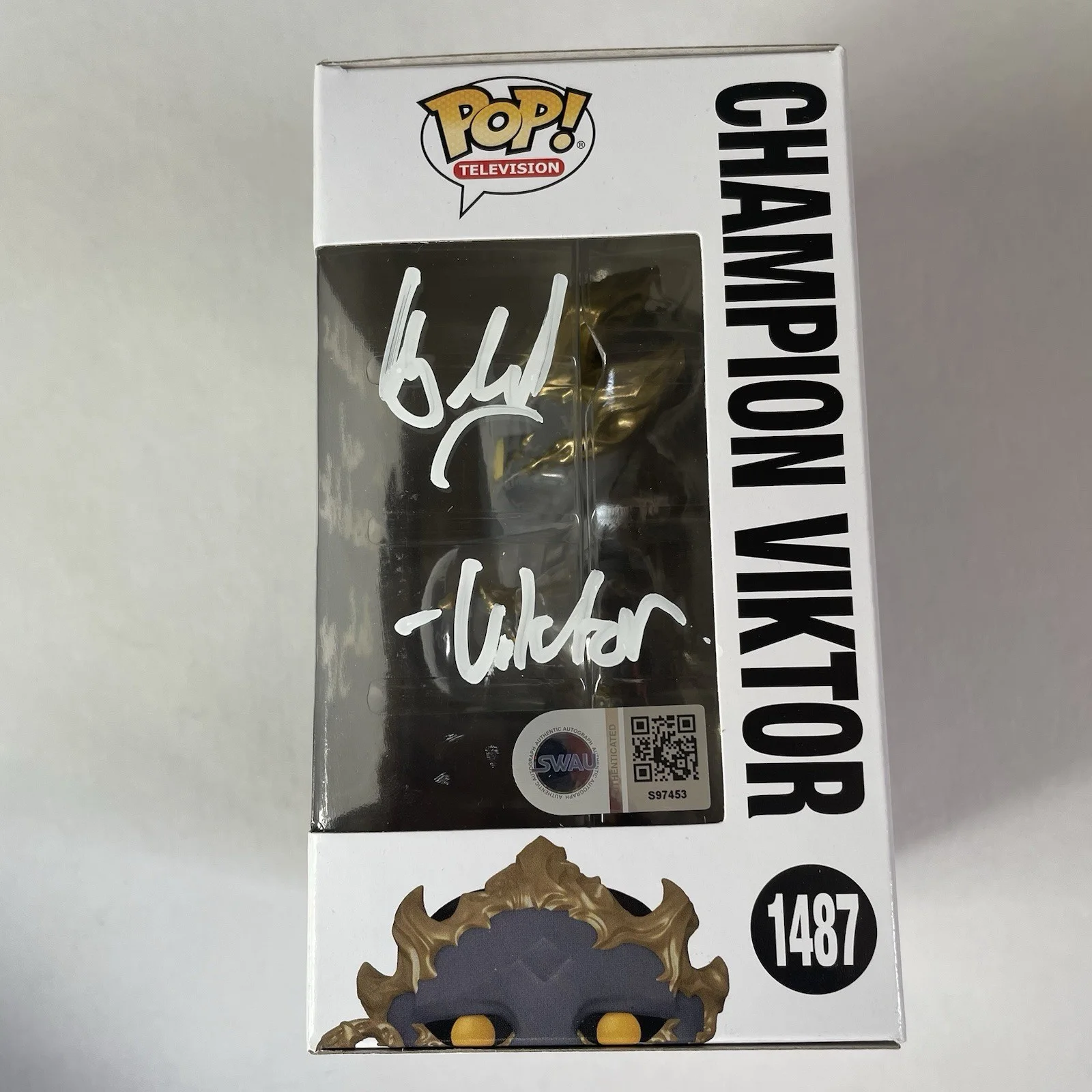 Harry Lloyd — HARRY LLOYD SIGNED FUNKO POP ARCANE VIKTOR AUTOGRAPHED SWAU COA, image 3
