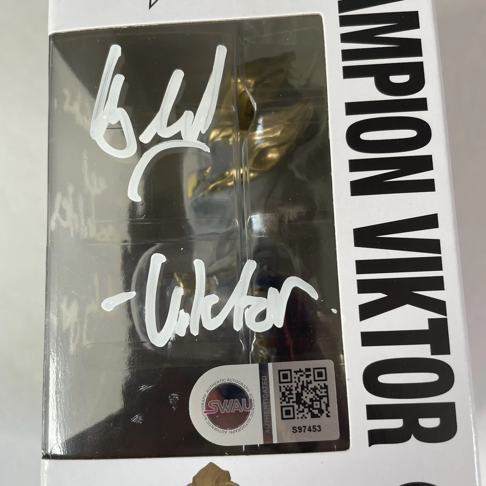 Harry Lloyd — HARRY LLOYD SIGNED FUNKO POP ARCANE VIKTOR AUTOGRAPHED SWAU COA, image 4