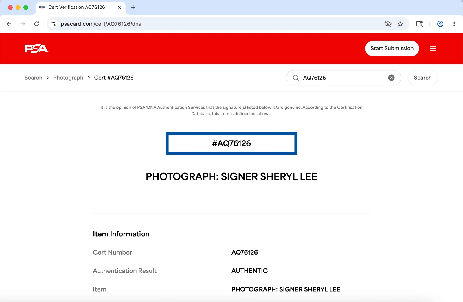 Sheryl Lee — Sheryl Lee signed 11x14 photo PSA DNA autograph Twin Peaks, image 3