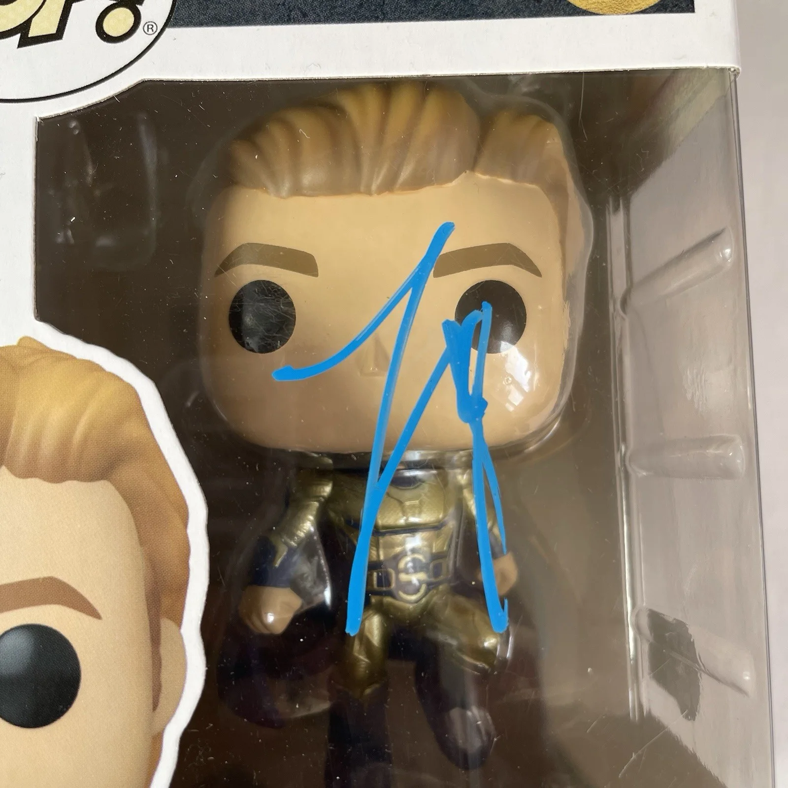 Lewis Pullman — Lewis Pullman Signed Sentry Funko Thunderbolts Marvel Autograph Beckett, image 2