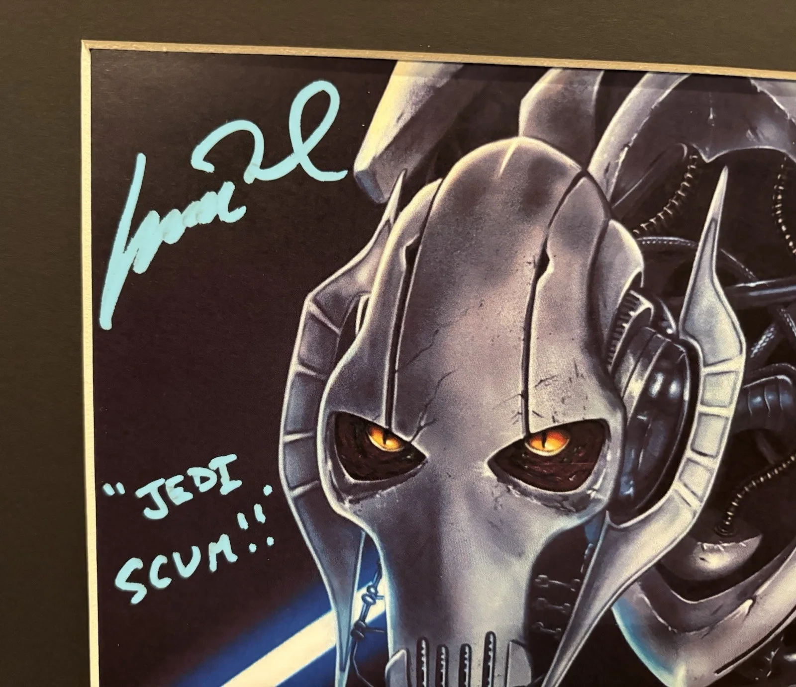 Matthew Wood — Star Wars Episode III Matthew Wood Autograph General Grevious Remarked JSA COA D, изображение 2