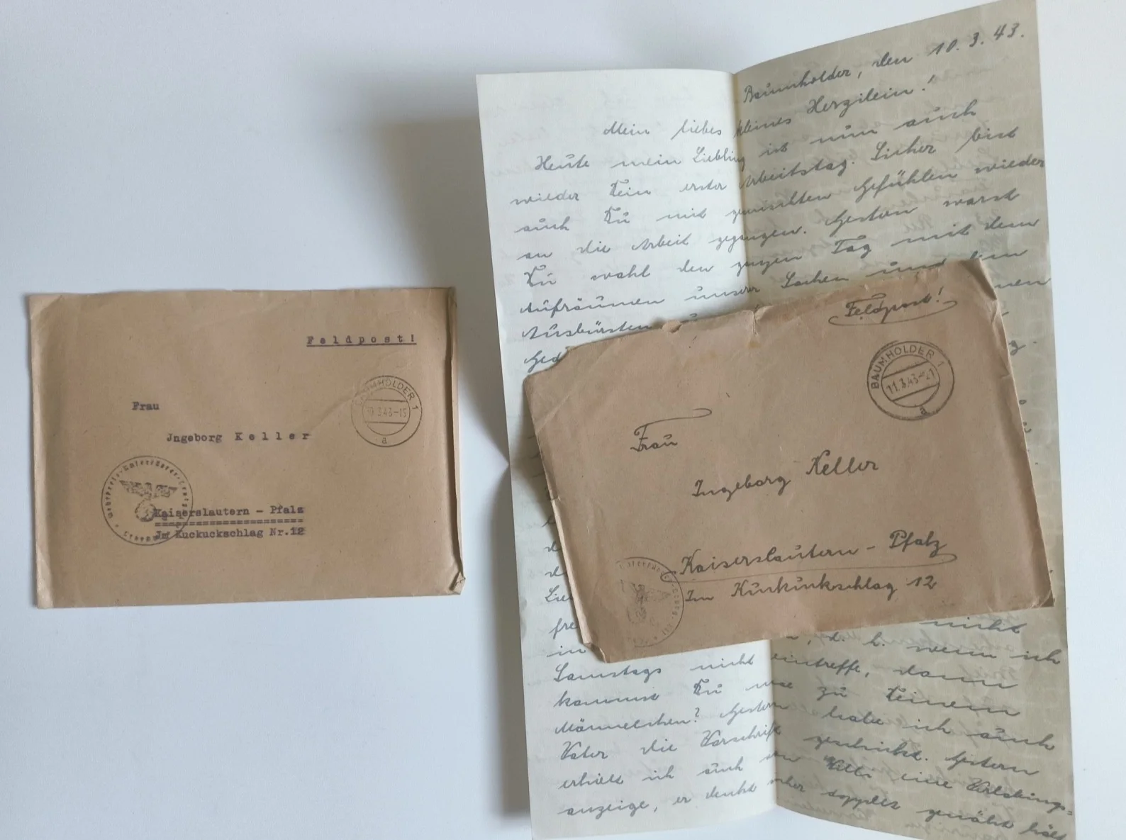 Fury movie (2014) Movie Props Set of production letters and notes, изображение 3