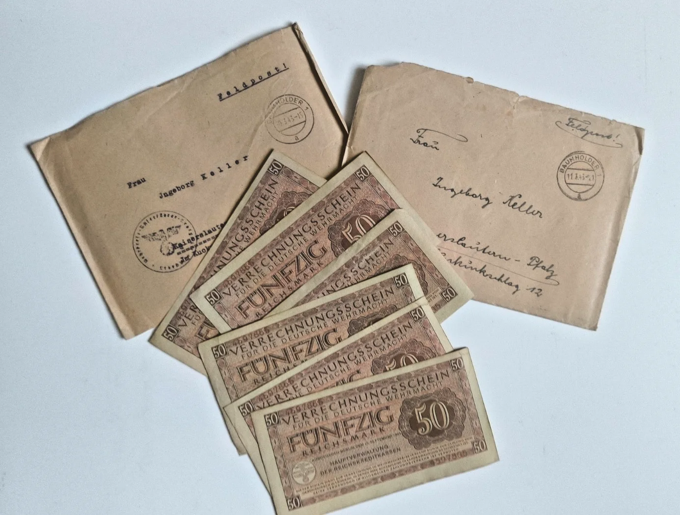 Fury movie (2014) Movie Props Set of production letters and notes, изображение 4