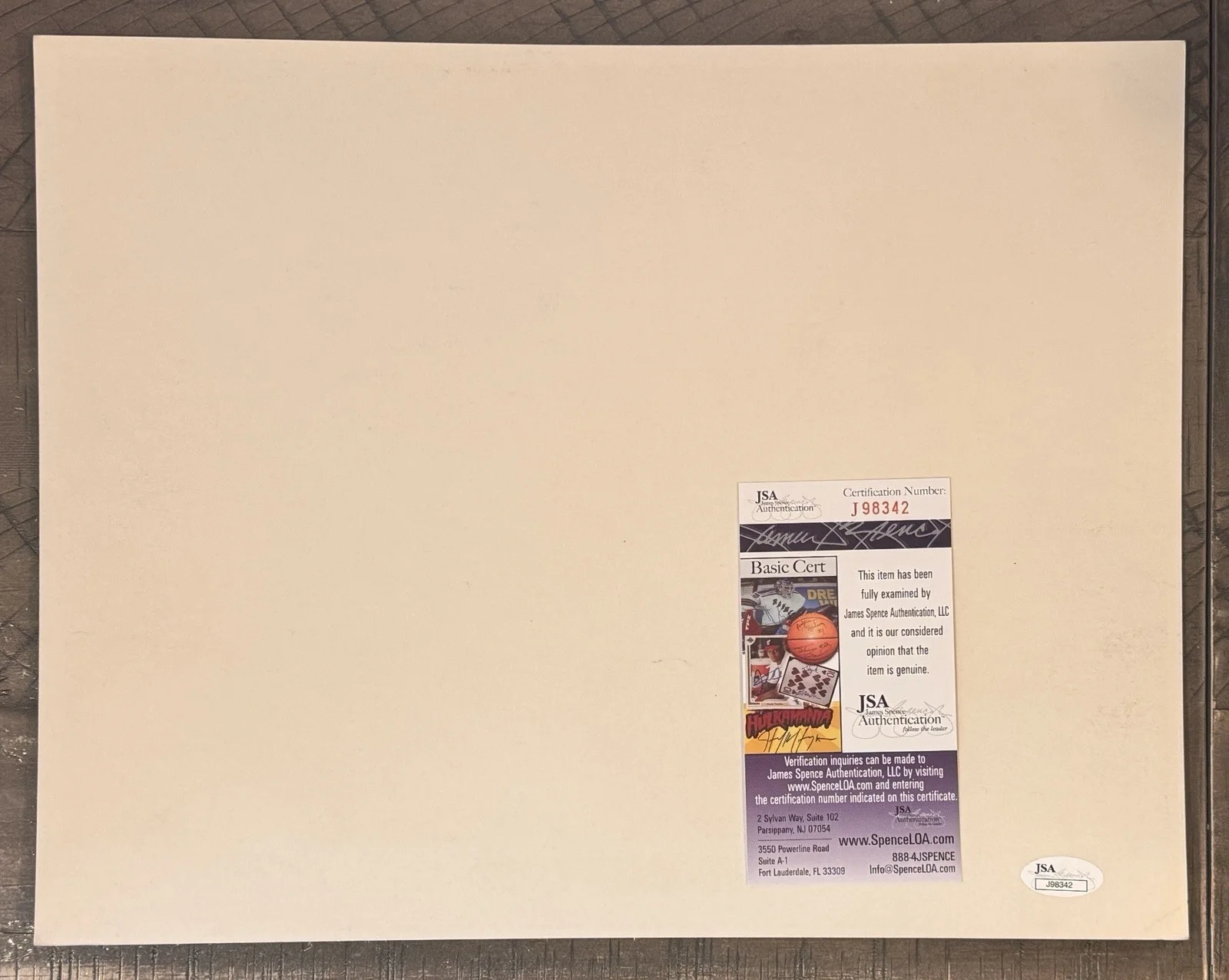 Sean Young — Sean Young Signed Lobby Card from No Way Out 11X14 PHOTO JSA Certificate, изображение 2