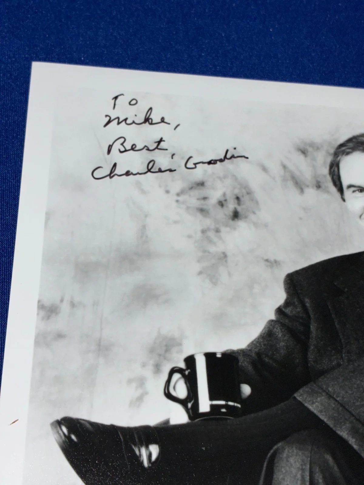 VINTAGE Charles Grodin Signed Autographed 8x10 Publicity Photo Personalized To M, изображение 2